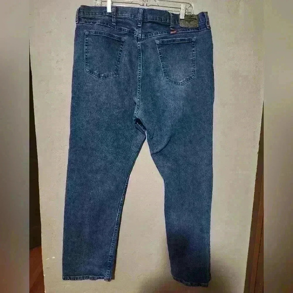 Wrangler mens jeans size 40X32 blue bootcut - Picture 3 of 4
